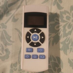Portable ILIFE V3s Pro Robot Vacuum Remote Control - Batteries Included